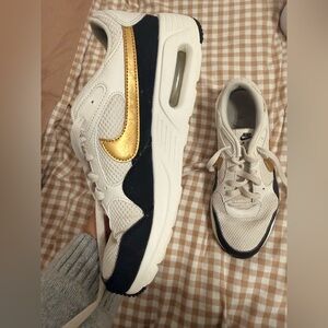 Nike Air Max Cream and White Sneakers